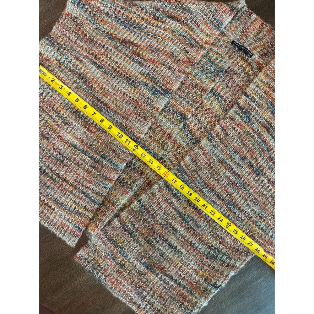 Peruvian Connection Multicolor Alpaca-Style Cocoon Cardigan M/L - Picture 6 of 7